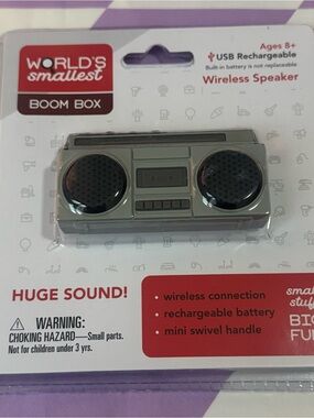 Worlds Smallest Boom Box Speaker by Westminster
